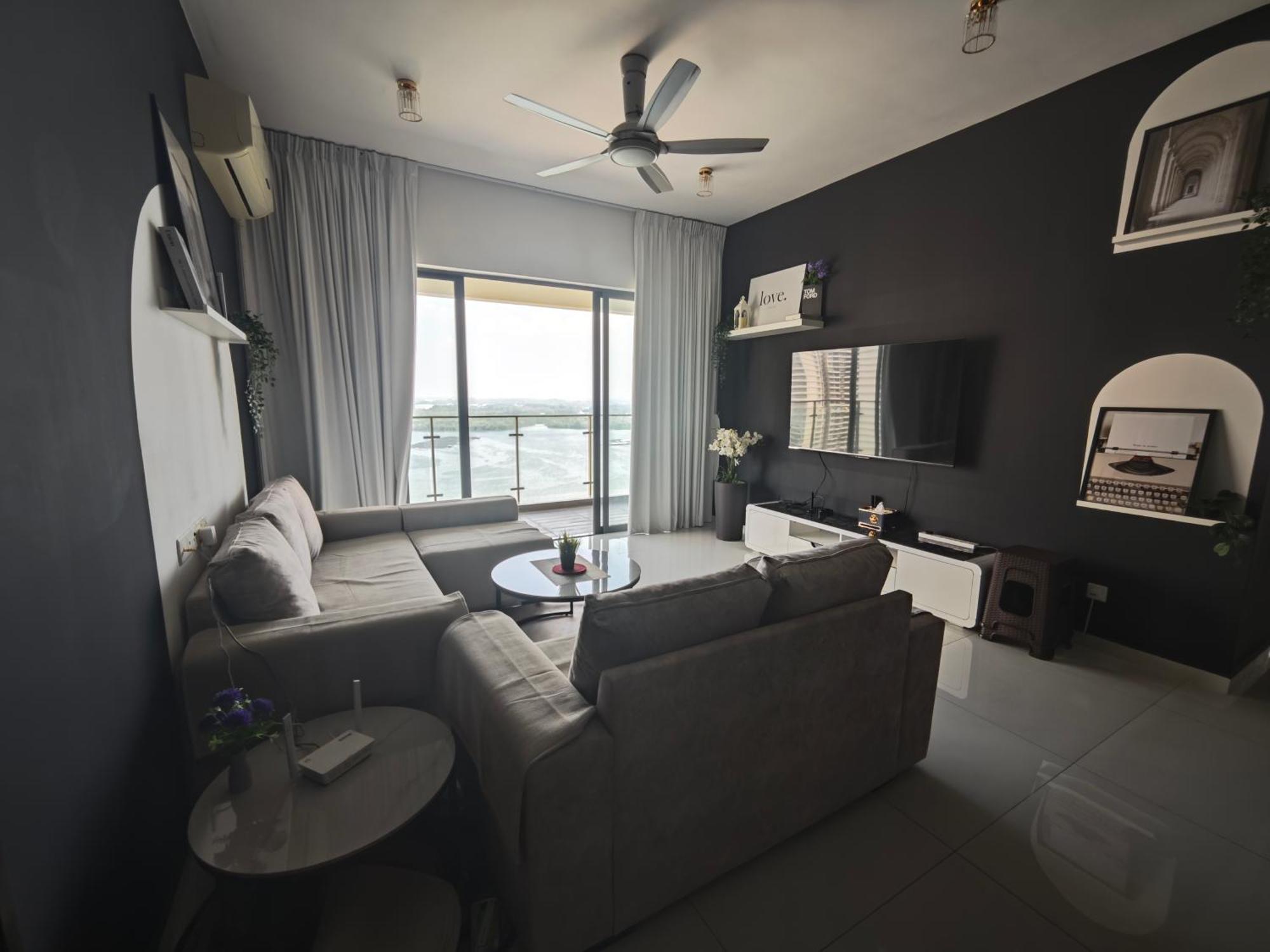 Apartemen Country Garden Danga Bay Sea View Large Johor Bahru